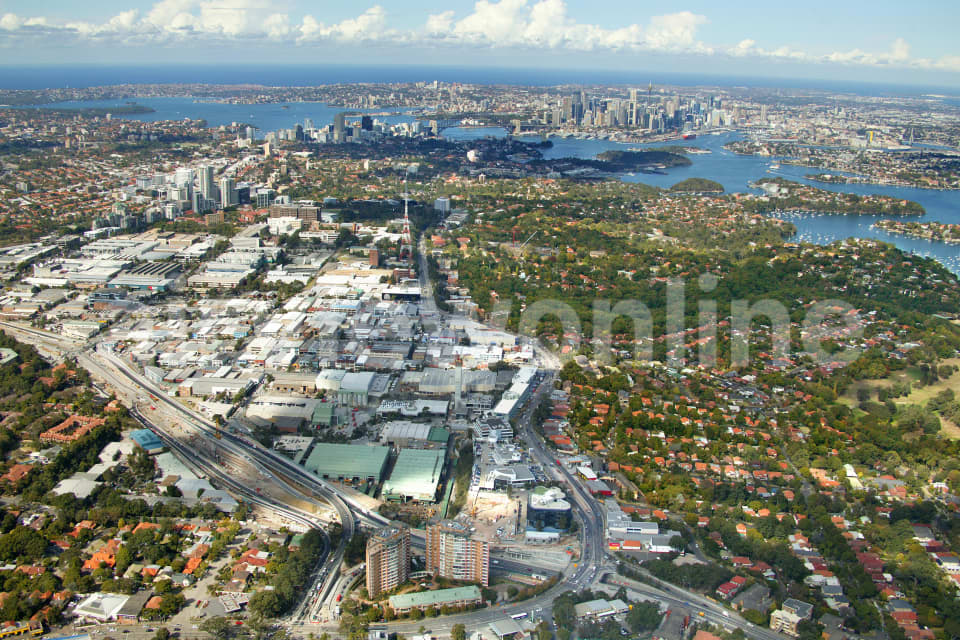 Aerial Image of Commercial and Residential