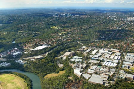 Aerial Image of LANE COVE WEST TO CHATSWOOD