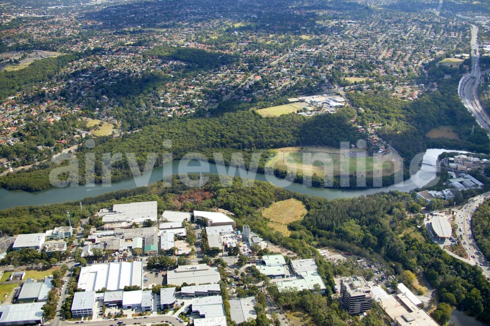 Aerial Image of Lane Cove West and East Ryde