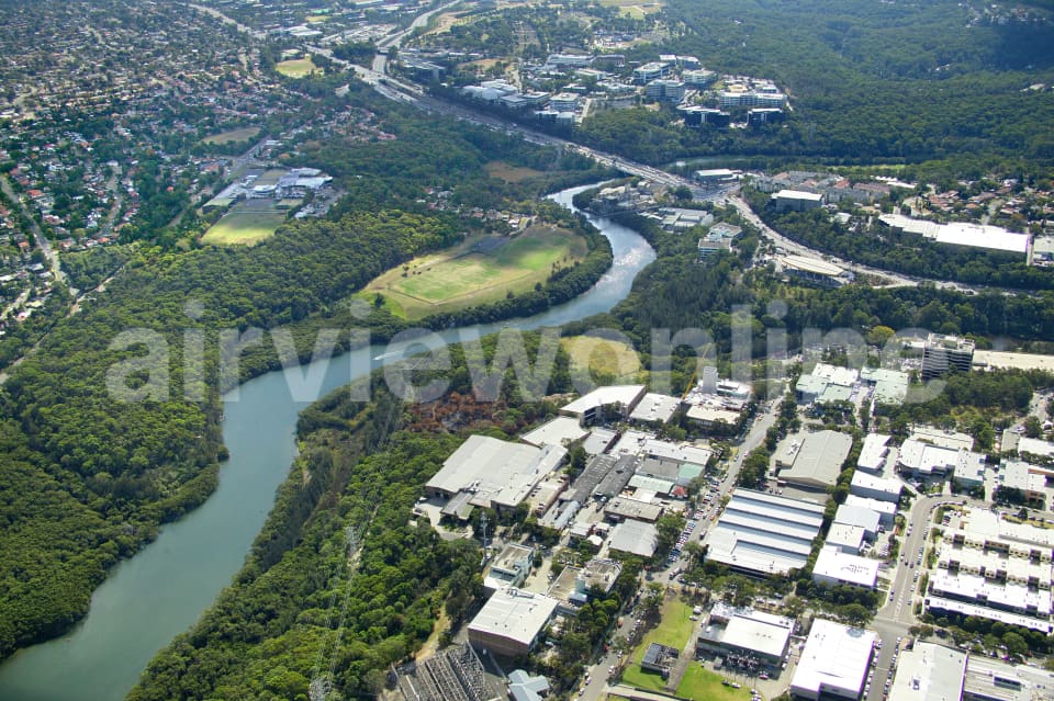 Aerial Image of Lane Cove River
