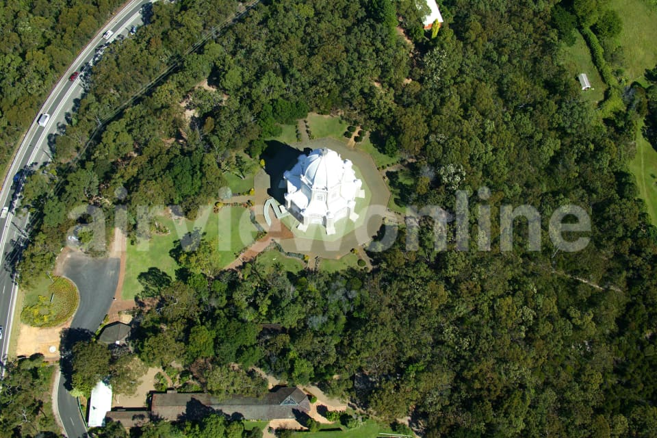 Aerial Image of Baha\'i House of Worship