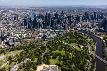 Aerial Image of EAST MELBOURNE