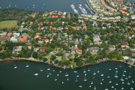 Aerial Image of HUNTERS HILL WATERFRONT HOMES