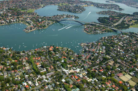 Aerial Image of HUNTERS HILL