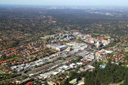Aerial Image of HORNSBY TO SYDNEY
