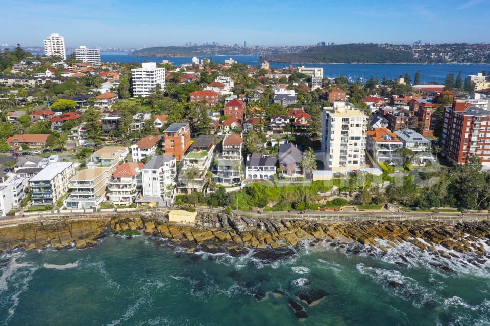 Aerial Image of Manly to Shelly beach