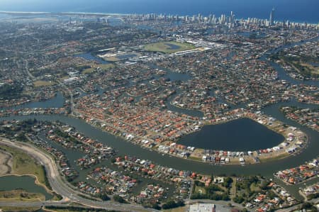 Aerial Image of CARRARA TO SURFERS PARADISE.