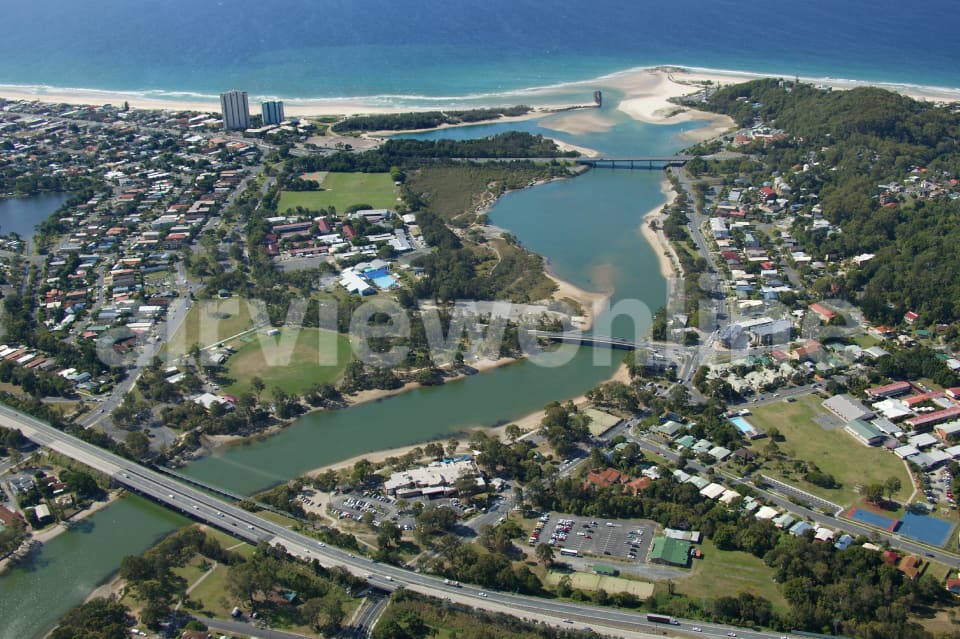 Aerial Image of Currumbin and Palm Beach