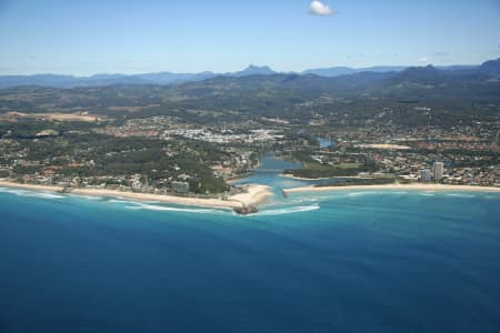 Aerial Image of CURRUMBIN AND PALM BEACH.