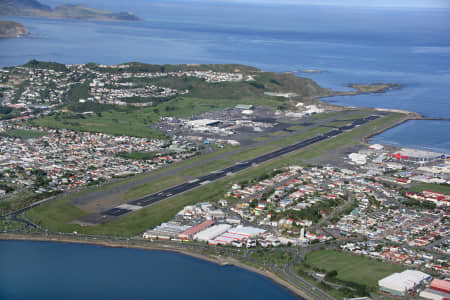 Aerial Image of WELLINGTON INTERNATIONAL AIRPORT.