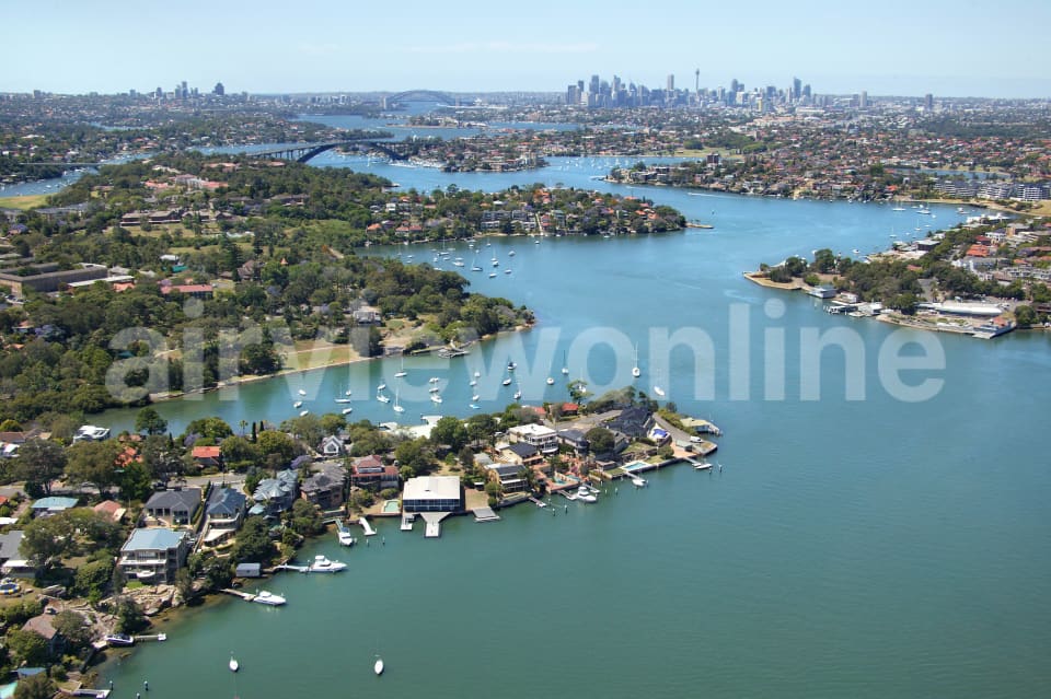 Aerial Image of Gladesville to Sydney\'s CBD