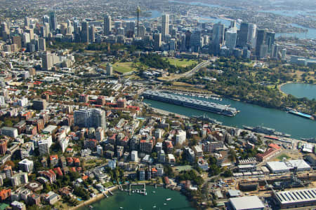 Aerial Image of ELIZABETH BAY TO SYDNEY