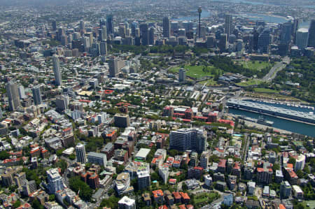 Aerial Image of ELIZABETH BAY TO CITY