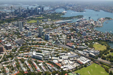 Aerial Image of PADDINGTON AND EDGECLIFF TO SYDNEY HARBOUR BRIDGE