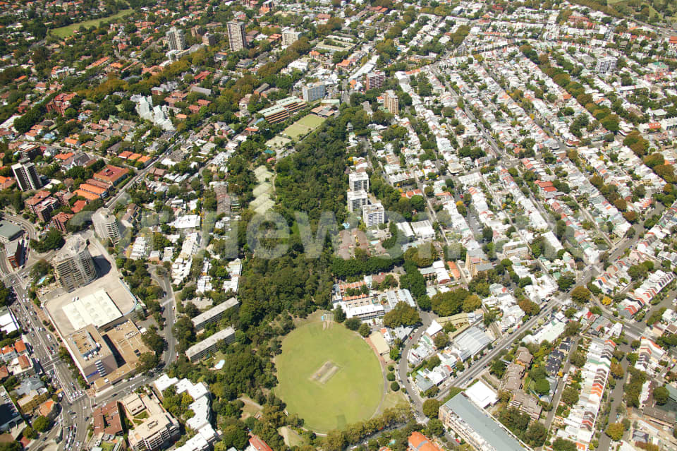 Aerial Image of Paddington to Woollahra