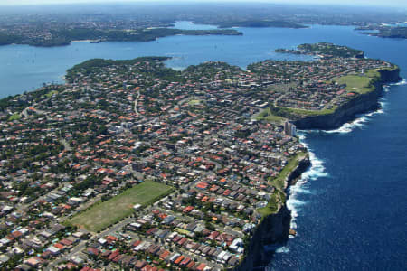 Aerial Image of DOVER  HEIGHTS AND DIAMOND BAY