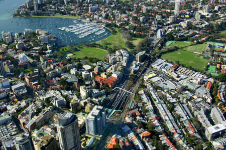 Aerial Image of DARLINGHURST AND RUSHCUTTERS BAY