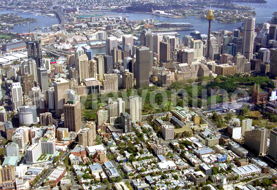 Aerial Image of Darlinghurst  and Sydney CBD
