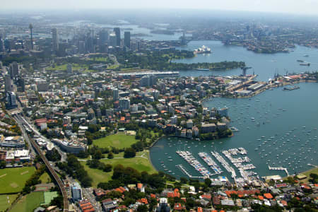 Aerial Image of DARLING POINT TO SYDNEY CBD