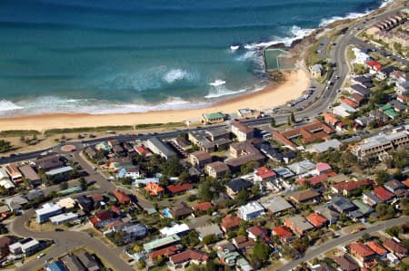 Aerial Image of CURL CURL BEACH