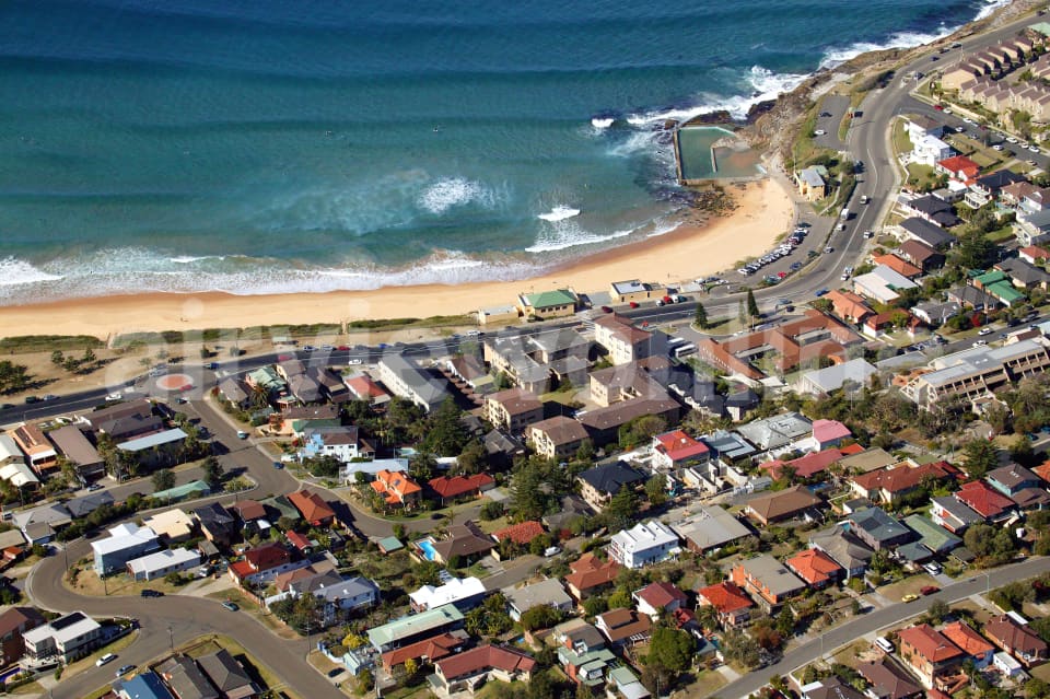 Aerial Image of Curl Curl beach