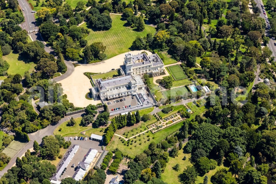 Aerial Image of Government House