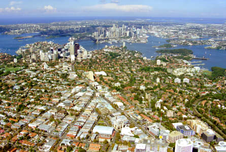 Aerial Image of CROWS NEST TO CBD