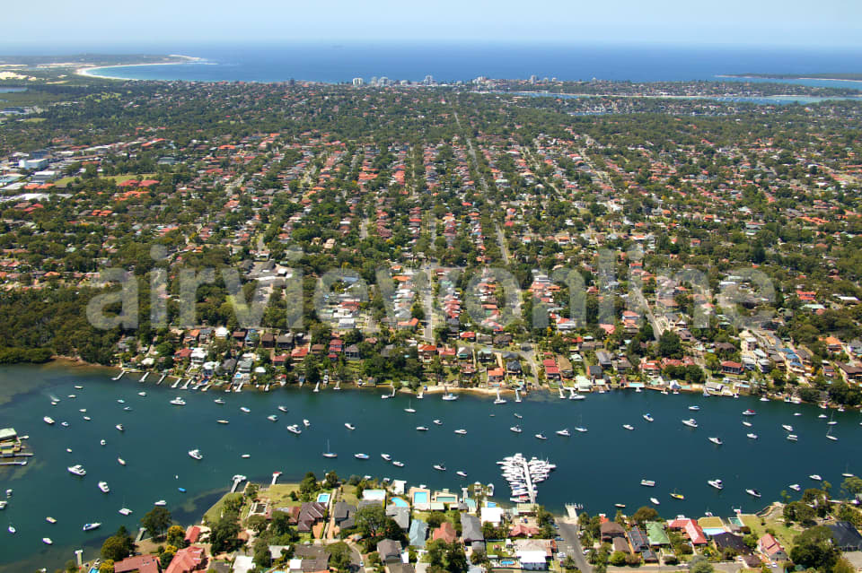Aerial Image of Yowie Bay to Cronulla