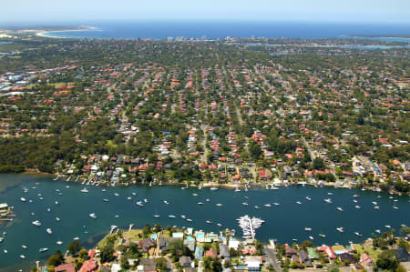 Aerial Image of YOWIE BAY TO CRONULLA