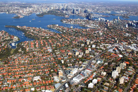 Aerial Image of CREMORNE JUNCTION.