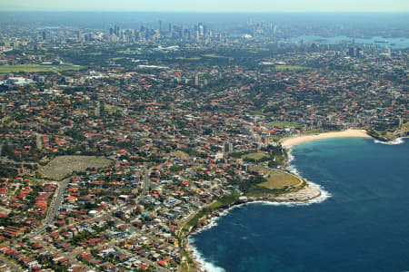 Aerial Image of SOUTH COOGEE TO SYDNEY\'S CBD.