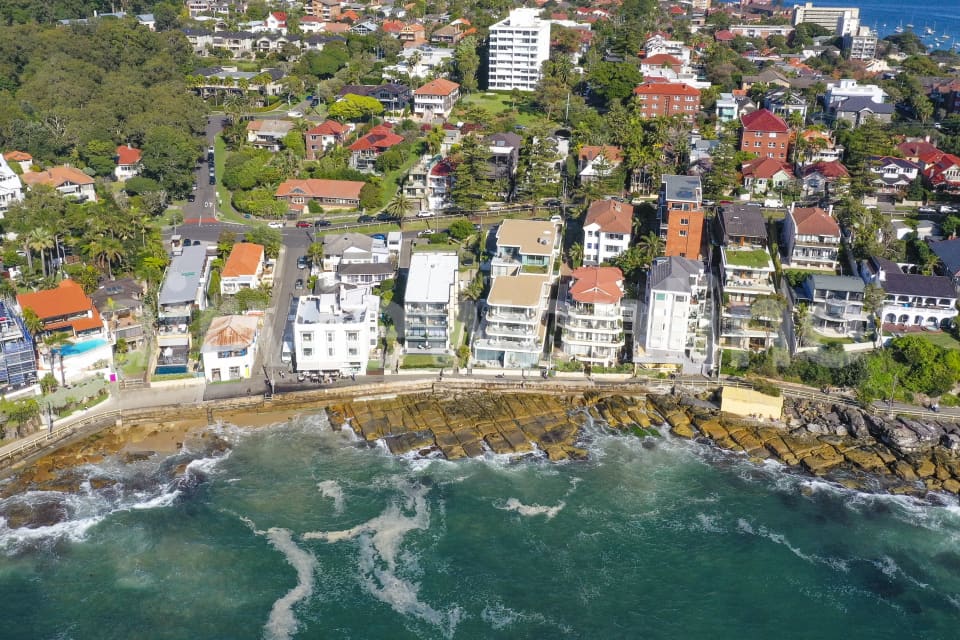 Aerial Image of Manly to Shelly beach