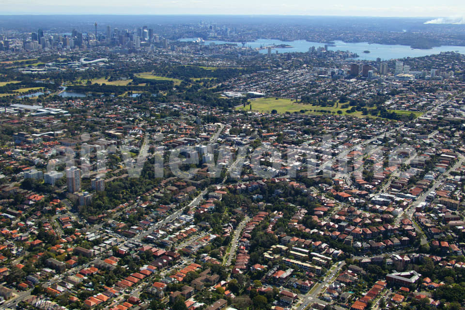 Aerial Image of Coogee and Randwick Looking North