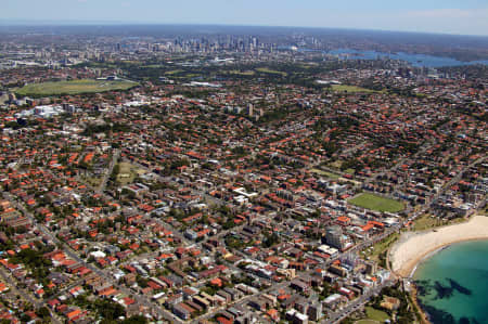 Aerial Image of COOGEE TO SYDNEY\'S CBD.