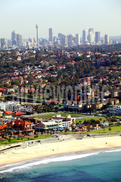 Aerial Image of Coogee to the City