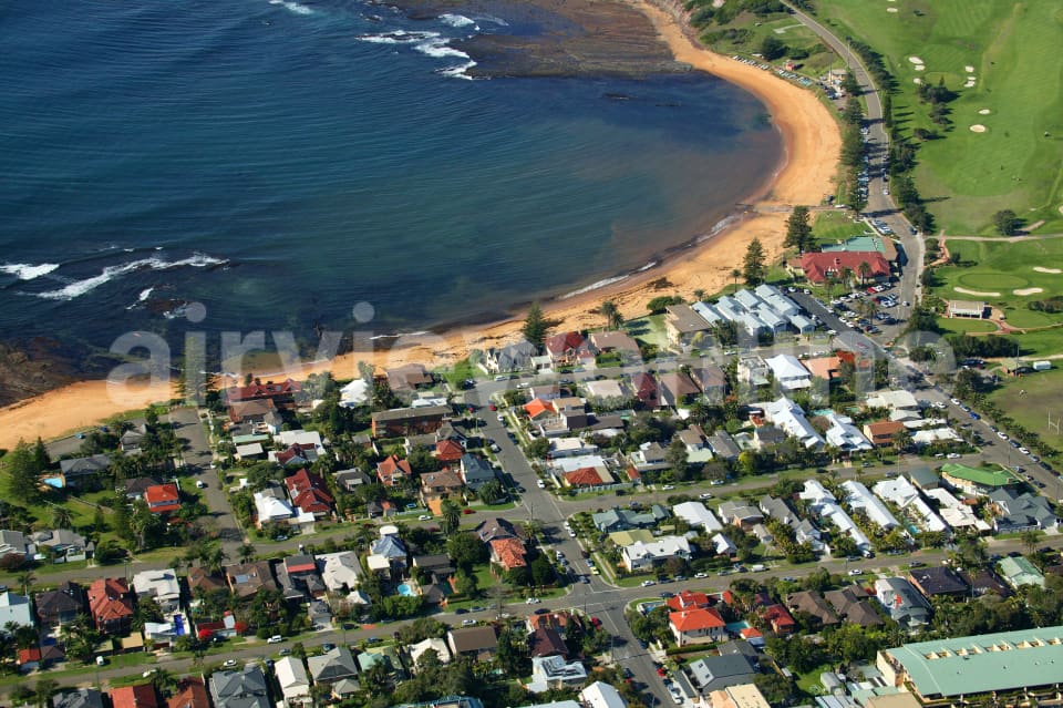 Aerial Image of Fishermans Beach in Collaroy