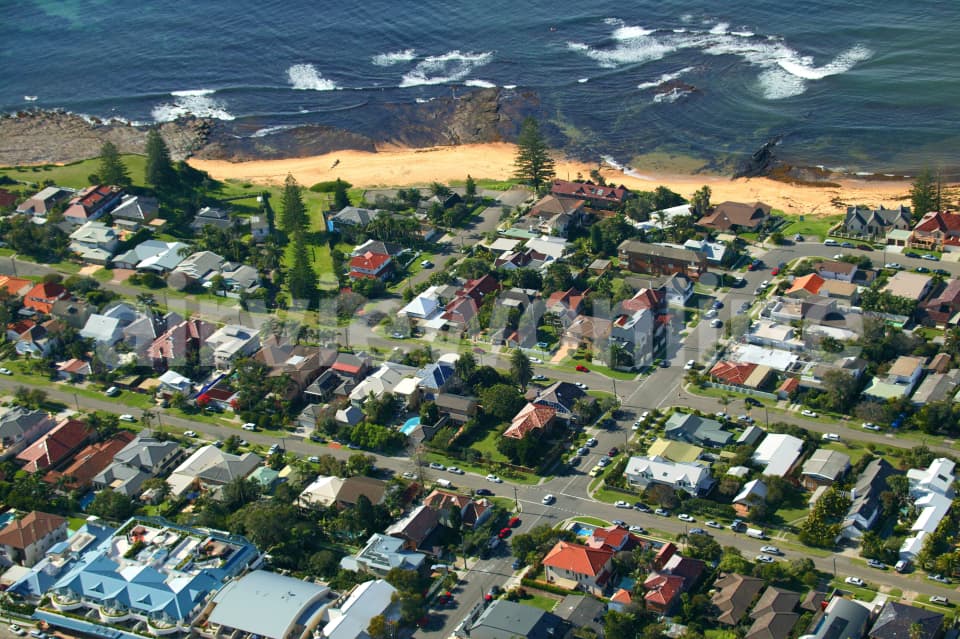 Aerial Image of Fishermans Beach in Collaroy