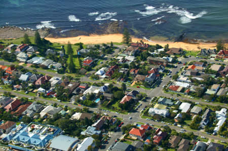 Aerial Image of FISHERMANS BEACH IN COLLAROY.