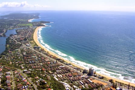 Aerial Image of COLLAROY BEACH AND NARRABEEN BEACH