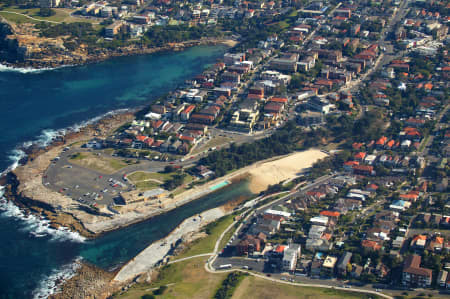 Aerial Image of CLOVELLY BAY AND GORDONS BAY.
