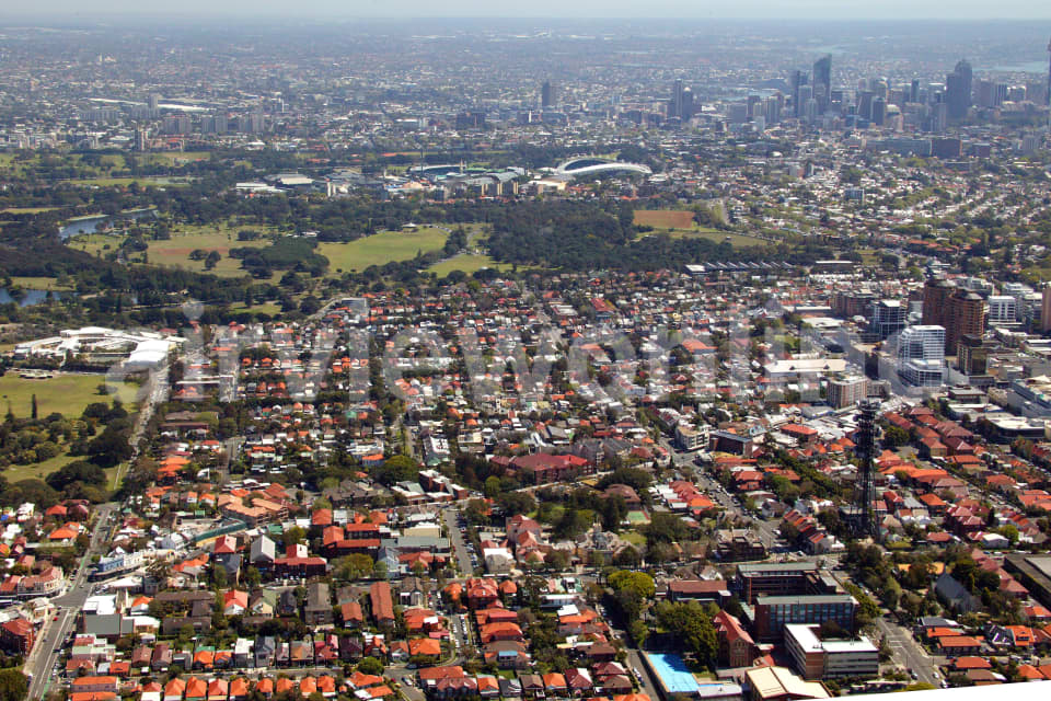 Aerial Image of Queens Park and Bondi Junction