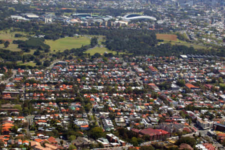 Aerial Image of QUEENS PARK AND BONDI JUNCTION.