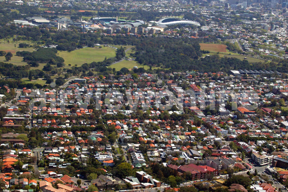 Aerial Image of Queens Park and Bondi Junction