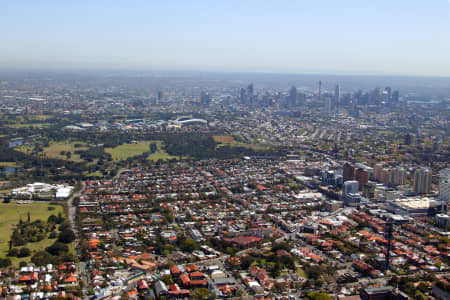 Aerial Image of QUEENS PARK AND BONDI JUNCTION.
