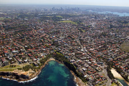 Aerial Image of GORDONS BAY TO SYDNEY\'S CBD.