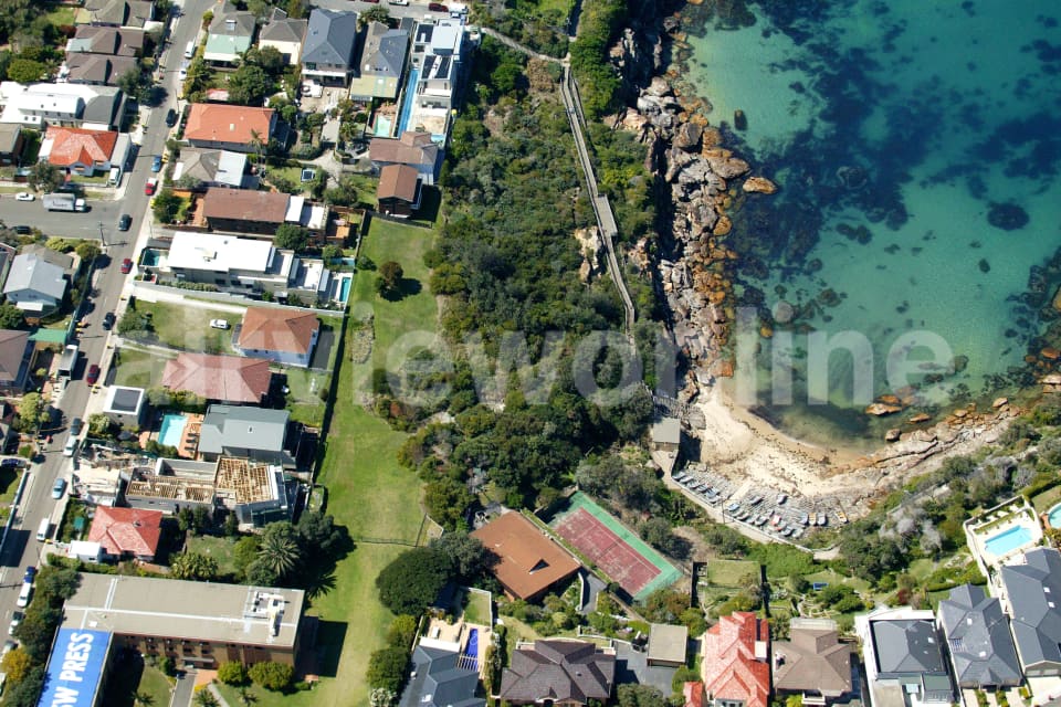 Aerial Image of Closeup of Gordons Bay in Coogee
