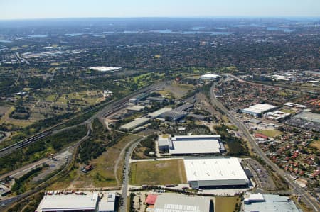 Aerial Image of CHULLORA LOOKING NORTH EAST.