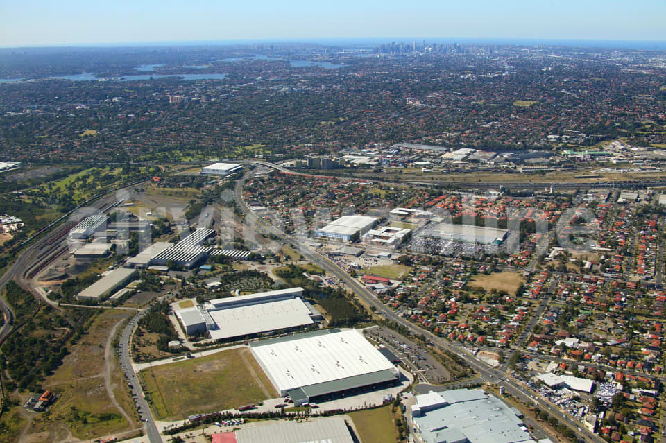 Aerial Image of Chullora and Greenacre to Sydney\'s CBD