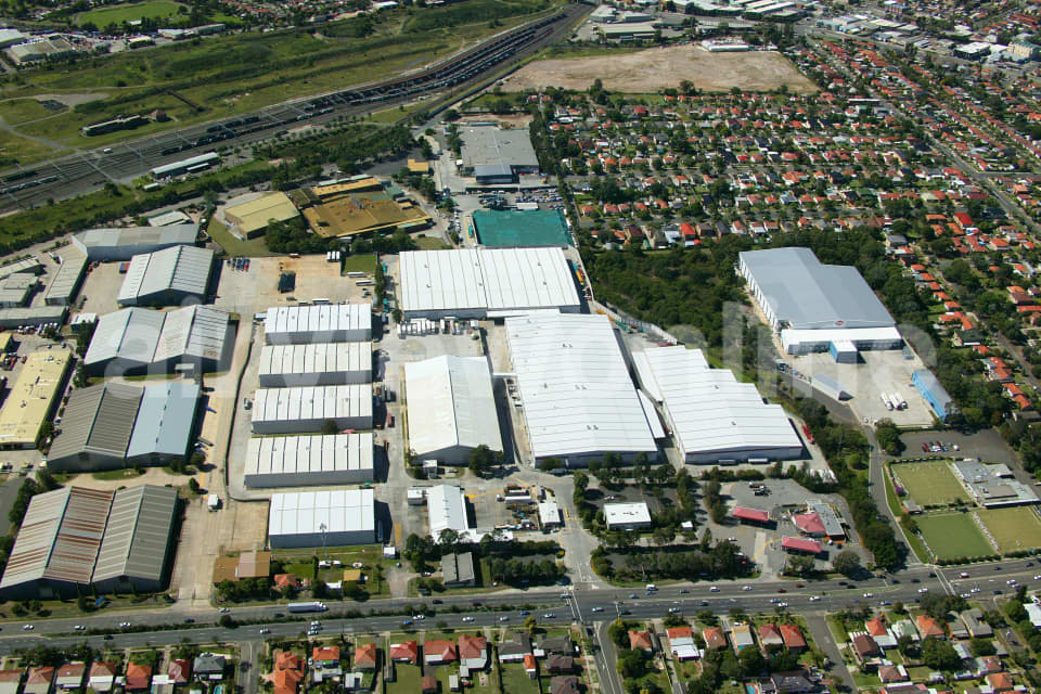 Aerial Image of Industrial Buildings in Greenacre