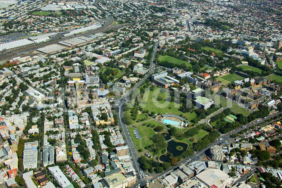 Aerial Image of Chippendale Looking South West